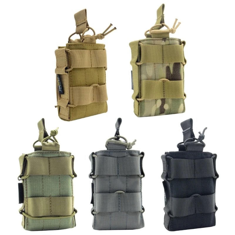 Open-Top Single Rifles Pocket Utility Gadget Hanging-Waist Saddlebag Phone Tactic Magazine Bag