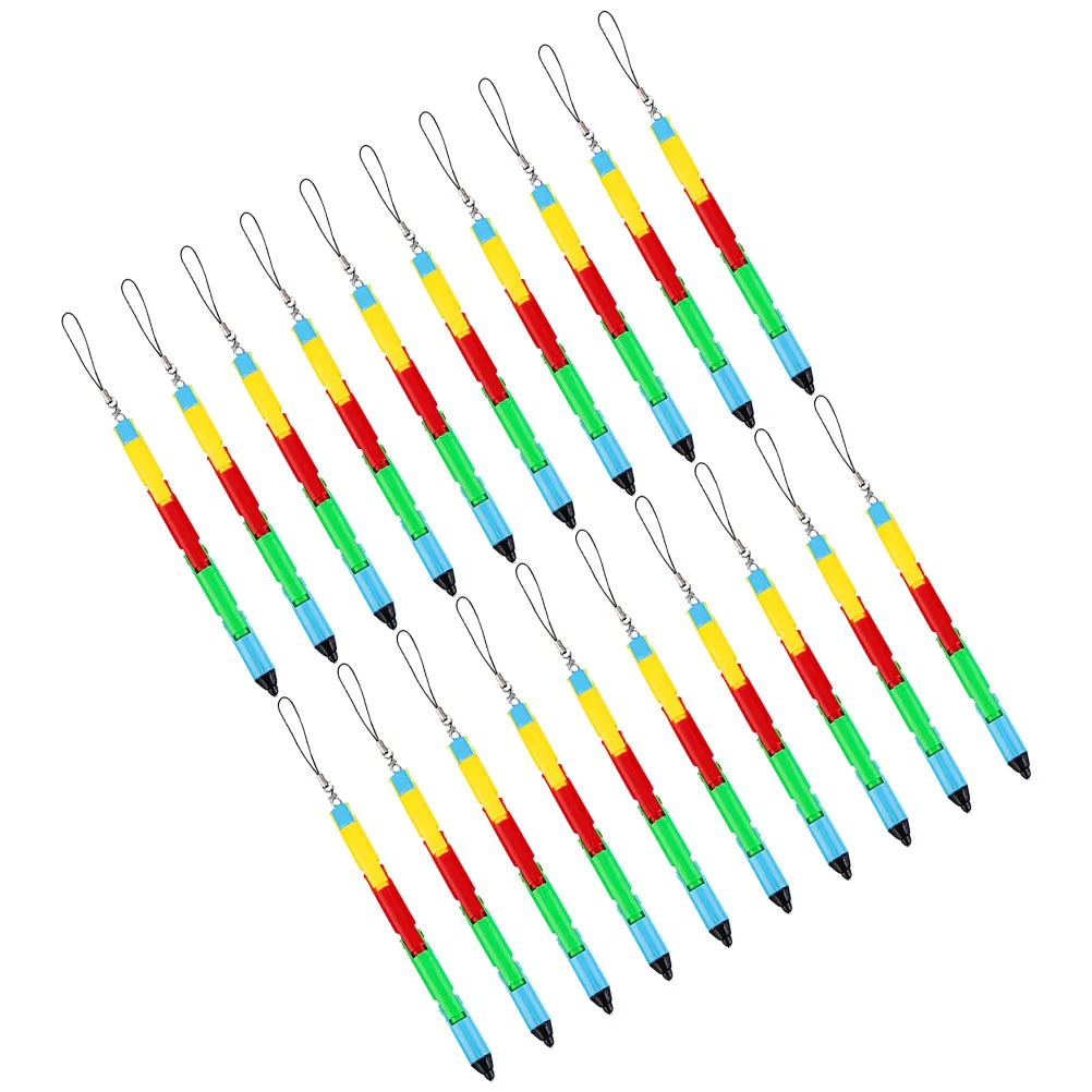 

20pcs Foldable Pen Lovely Shaped Student Writing School School Accessories Accessories Bendable Toy Lightweight