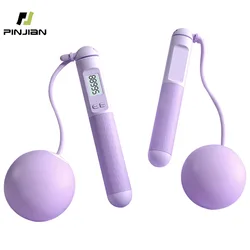 Perda de peso sem fio Pular Corda Bola, Anti-Skid Handle, Uso Doméstico, Portátil, Perda de Peso, Uso Indoor e Outdoor