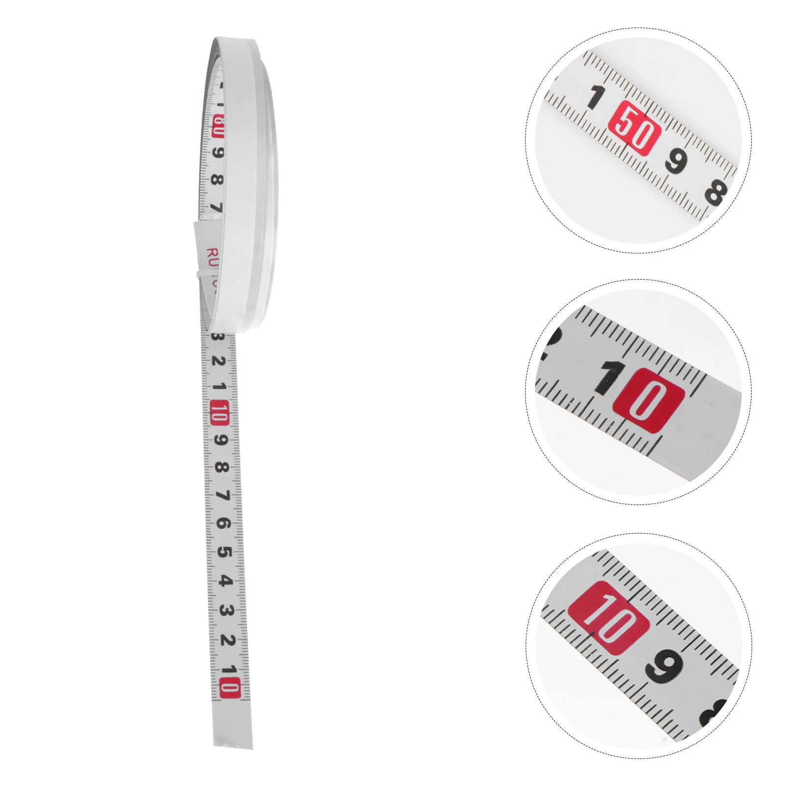 

2M Self-adhesive Measuring Tape Metric Scale Ruler Steel Woodworking Sticker Miter Track Accurate Data