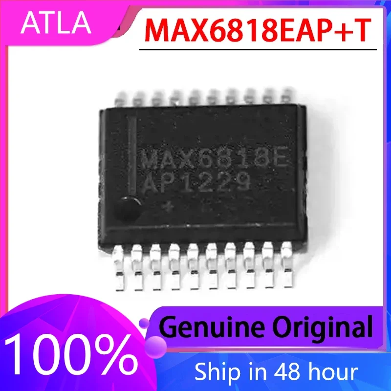 

5PCS New Original MAX6818EAP+T MAX6818E SSOP-20 MCU Monitoring IC Transceiver in Stock