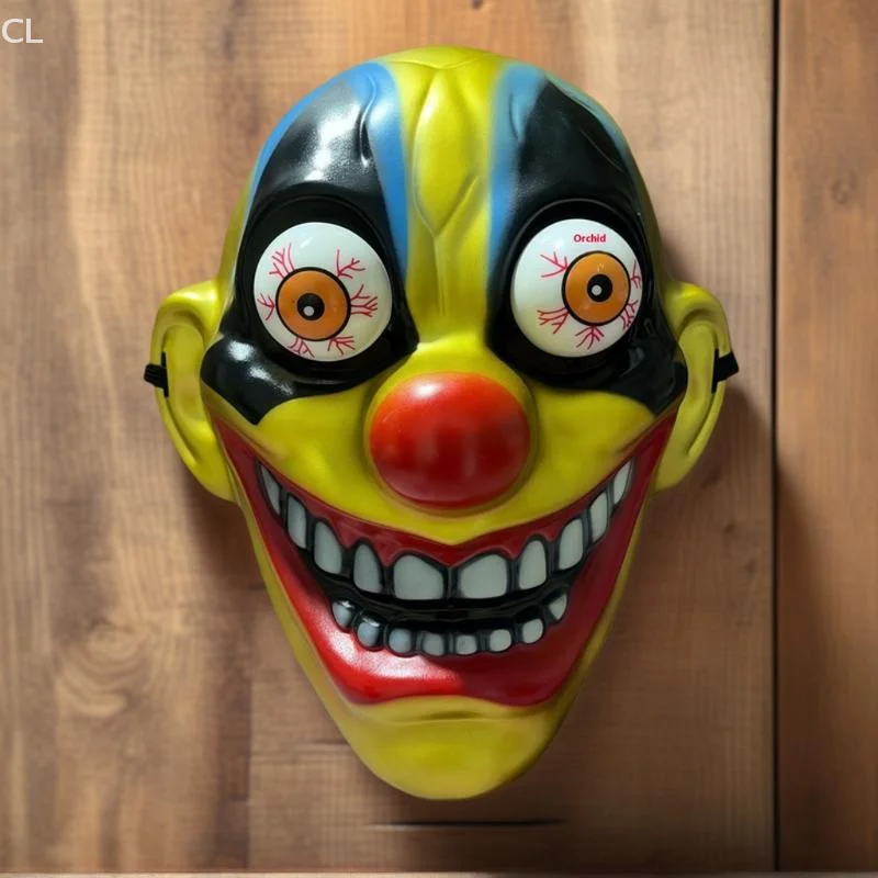 Horror Mask Role Play Comfortable And Breathable Halloween Dress Up Cosplay Props Grimace Mask Horror Props