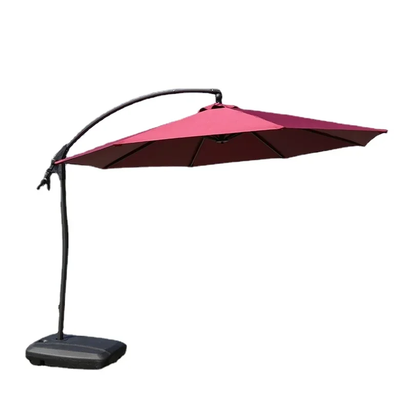 Yy Outdoor Pavilion Banana Umbrella Courtyard Rainproof and Sun Protection Folding Room Sunshade Court