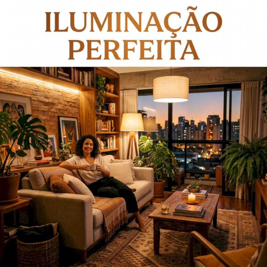 Iluminação para sala de estar: como criar o clima perfeito