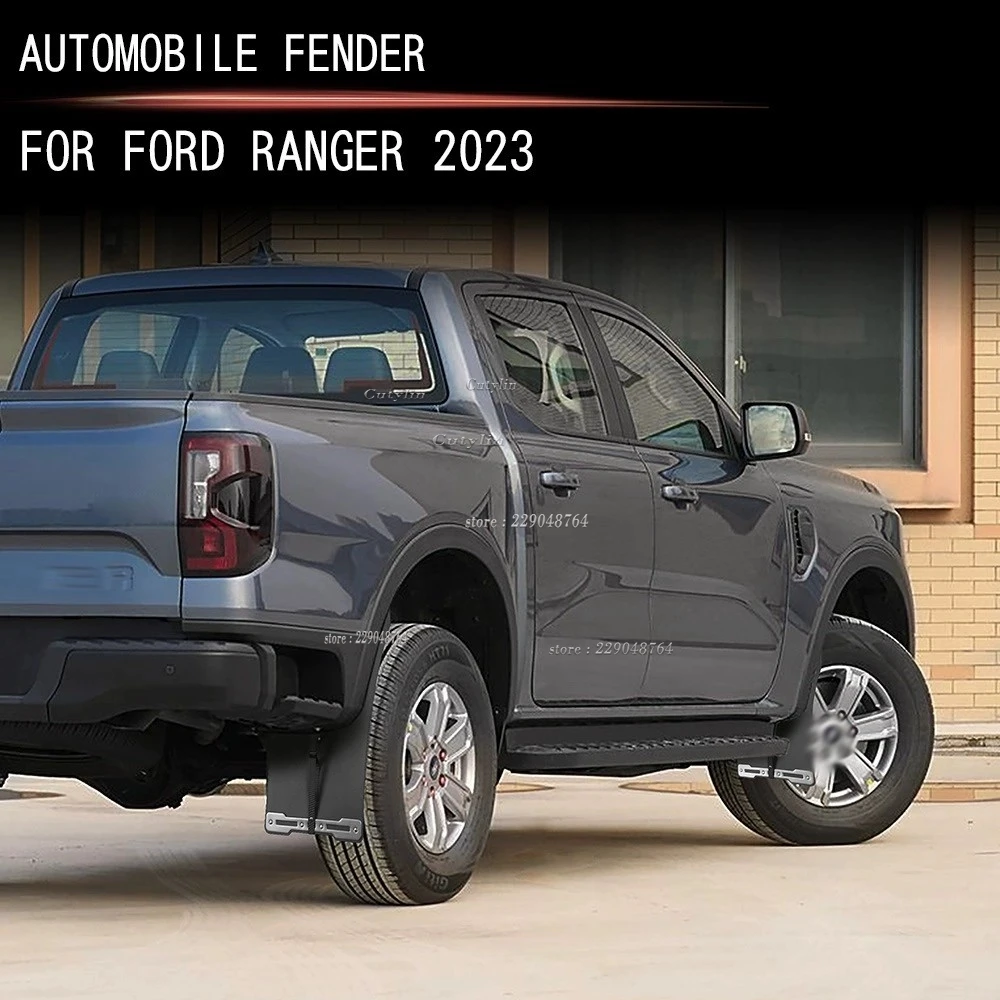 For Ford Ranger 2023-2025 ABS Flexible off-road mudguard Splash Car Mudguard Front Rear Wheels Guards Mudguar auto accessories view 5