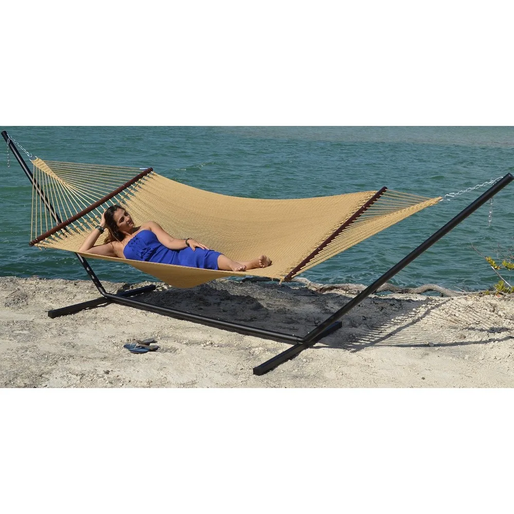 أرجوحة كاريبي جامبو - 55 بوصة - بوليستر ناعم - أسمر ضارب للصفرة