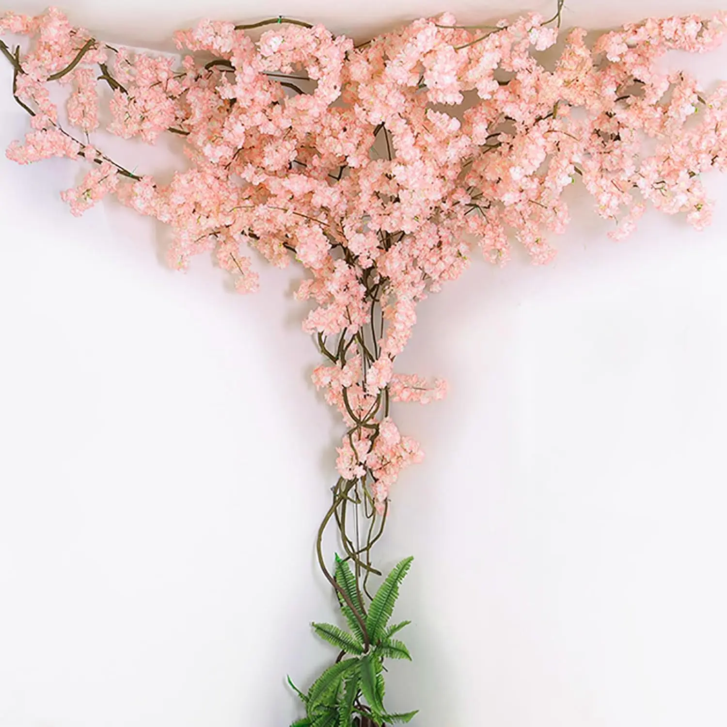 

Artificial Cherry Blossom Tree Handmade Champagne Pink Cherry Blossom Tree for Party, Wedding, Home Decor