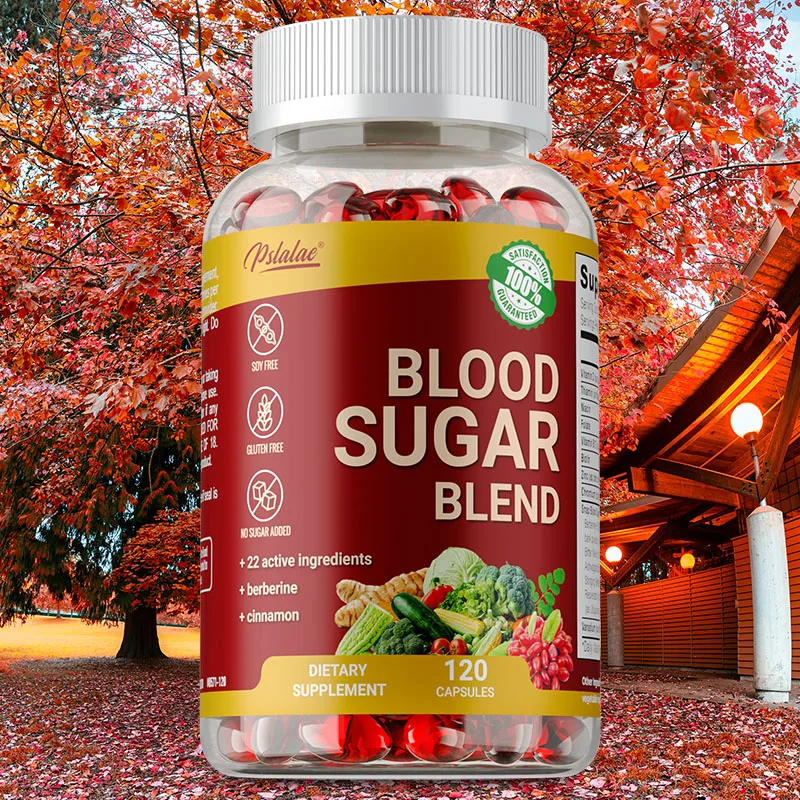 

Blood Sugar Blend Capsules - Supports Healthy Blood Sugar, Metabolic Health, Increases Energy, and Controls Inflammation