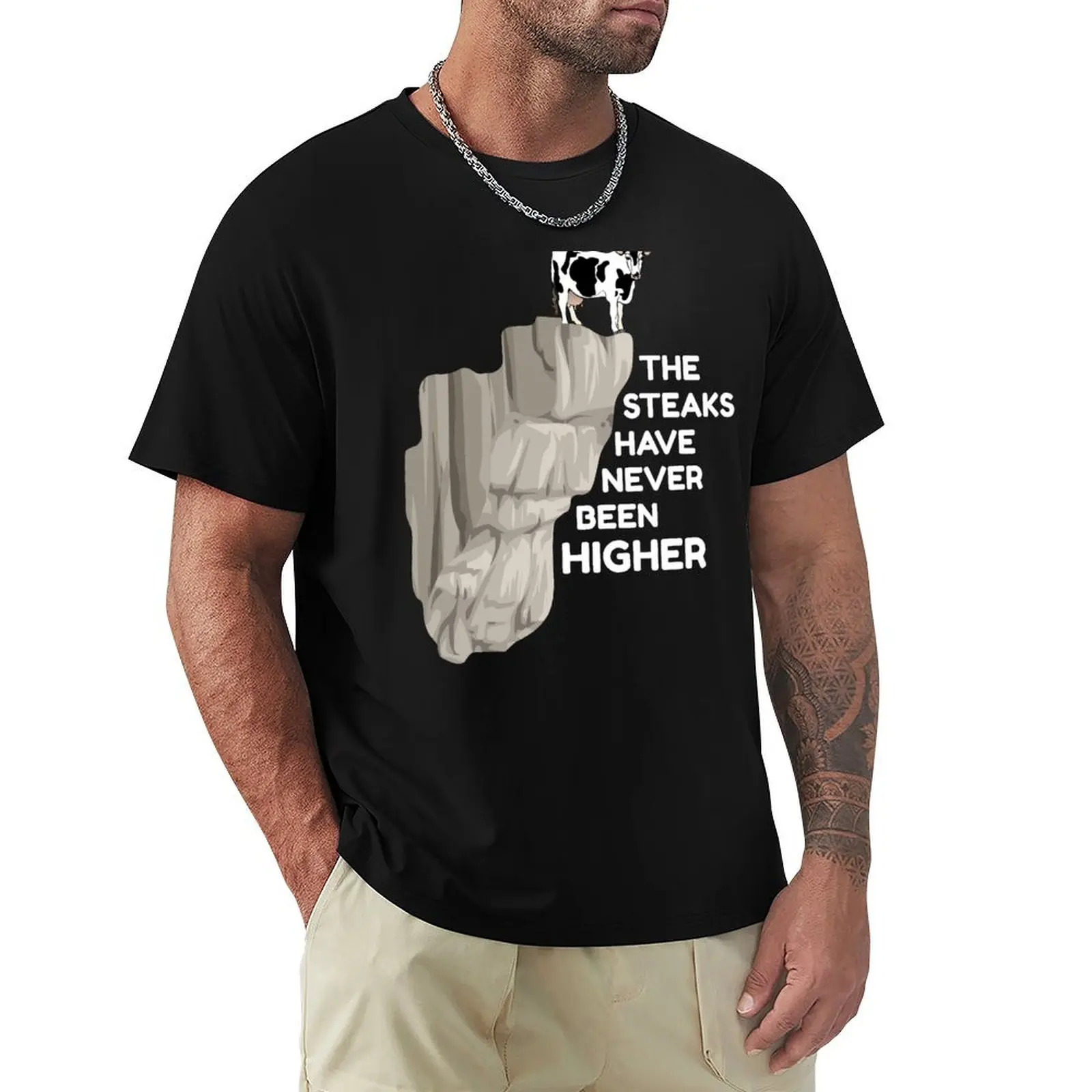 The steaks have never been higher T-Shirt Industrial Work Tee Shirt