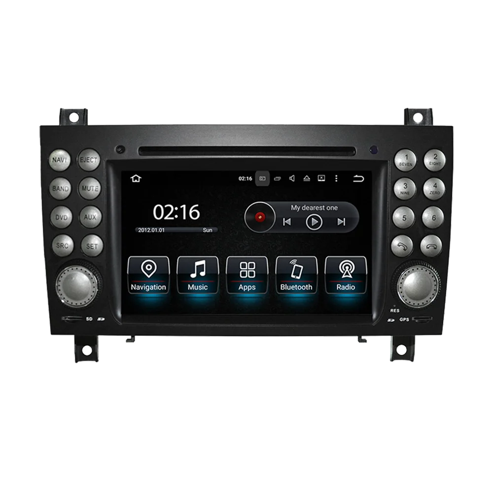 4+64GB Android 13 Car Radio for Mercedes Benz SLK-Class SLK R171 2004 - 2011 Carplay Auto WIFI RDS ASP BT Car Multimedia Player