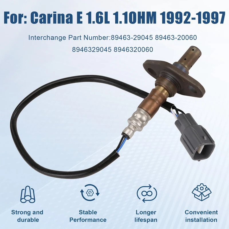 トヨタカリナe用酸素センサー,1.6l,1.1ohm,1992-1997, 89463-29045, 89463-20060, 8946329045, 8946320060