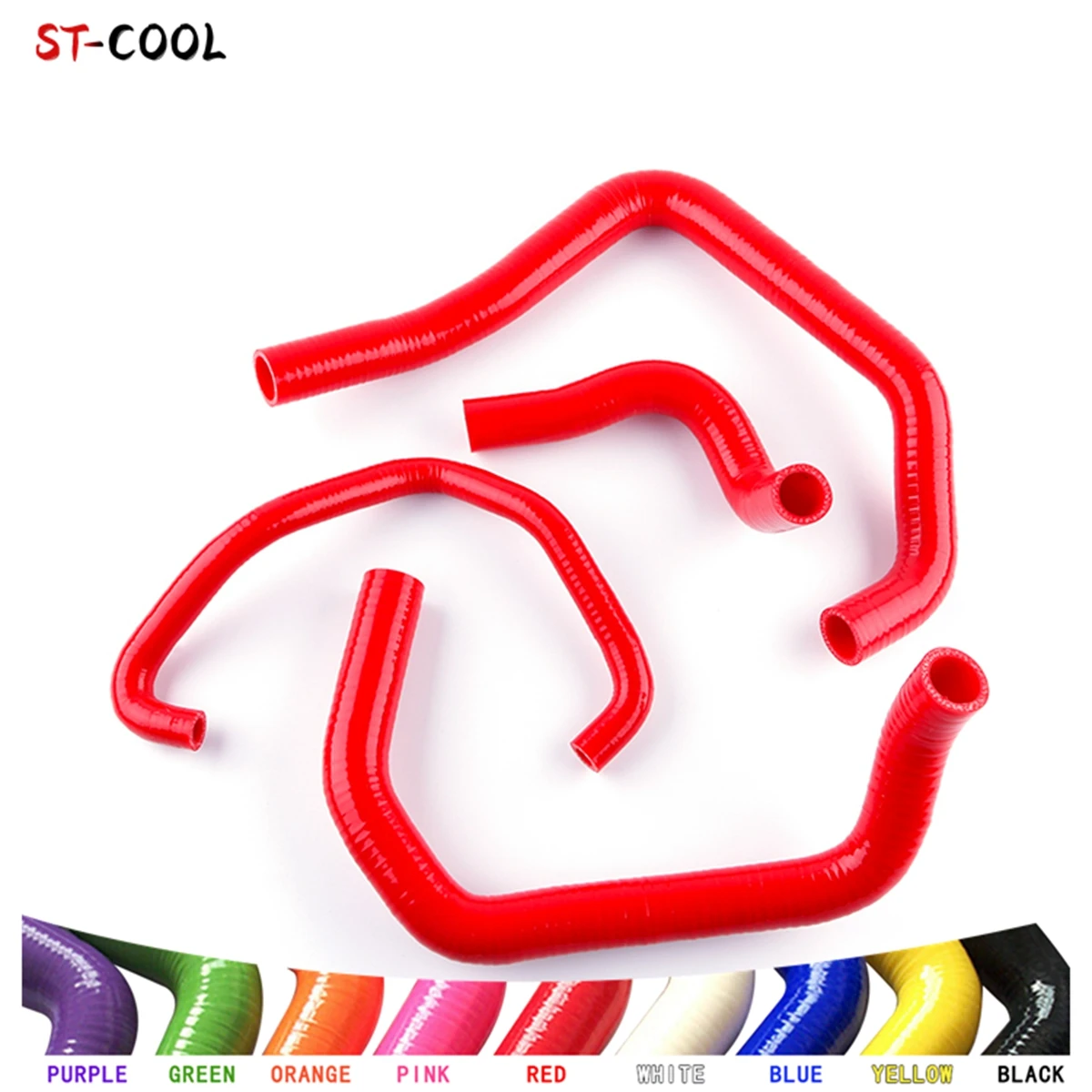 For Kawasaki ZX6R 636 2005-2006 Ninja ZX-6R ZX636 Silicone Radiator Hoses Kit Silicon Tubes 4Pcs 10 Colors