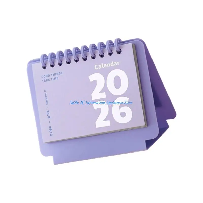 2026 PEQUEÑO ESCRITO ESCRITO Pad, calendario mensual portátil Planificador diario