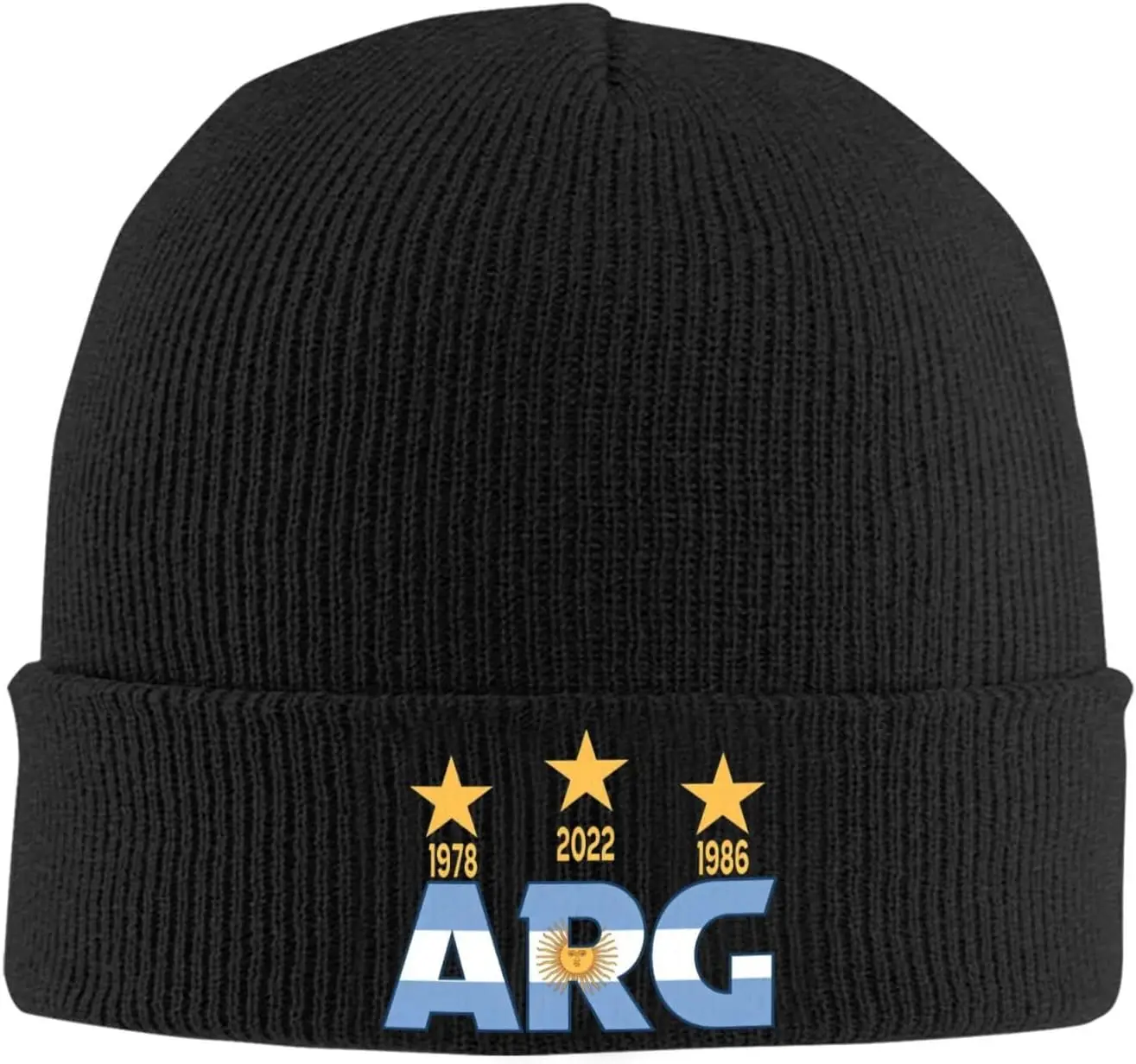 

Шапки-бини для мужчин и женщин - Зимняя вязаная шапка с забавным графическим принтом, удобная и эластичная для повседневного использования.