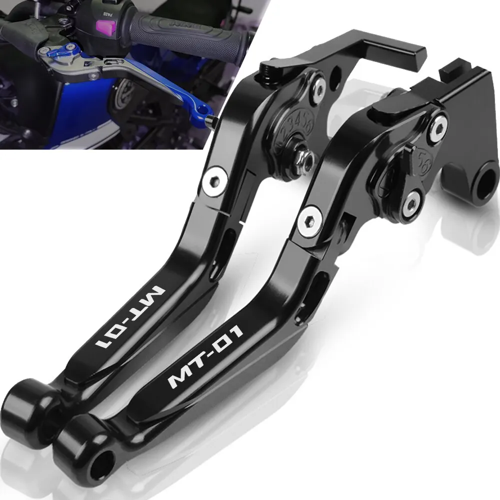 FOR YAMAHA MT01 MT-01 2004 2005 2006 2007 2008 2009 Motorcycle Adjustable Handle Brake Clutch Levers Adapter MT 01 MT01