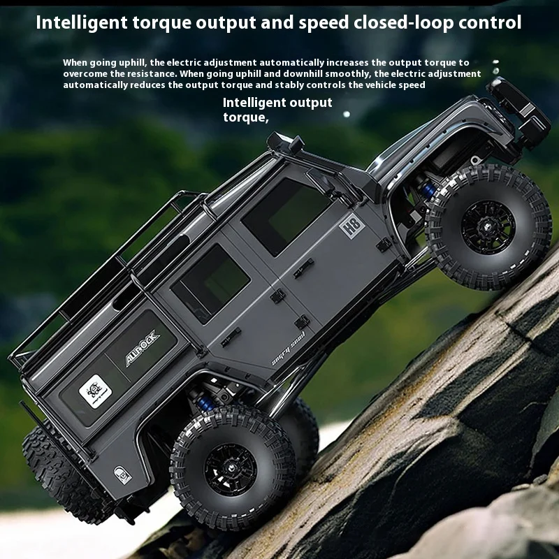 Nowy MJX 1/8 FOC Brushless H8H Westward ALLLOCK The Defender 2.4G 4X4 RC Car Simulation Climbing Off-road Vehicle Model dla dorosłych