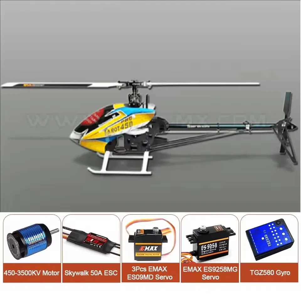 AEOLIAN 450PRO V2 Flybarless RC Helicopter Metal Kit