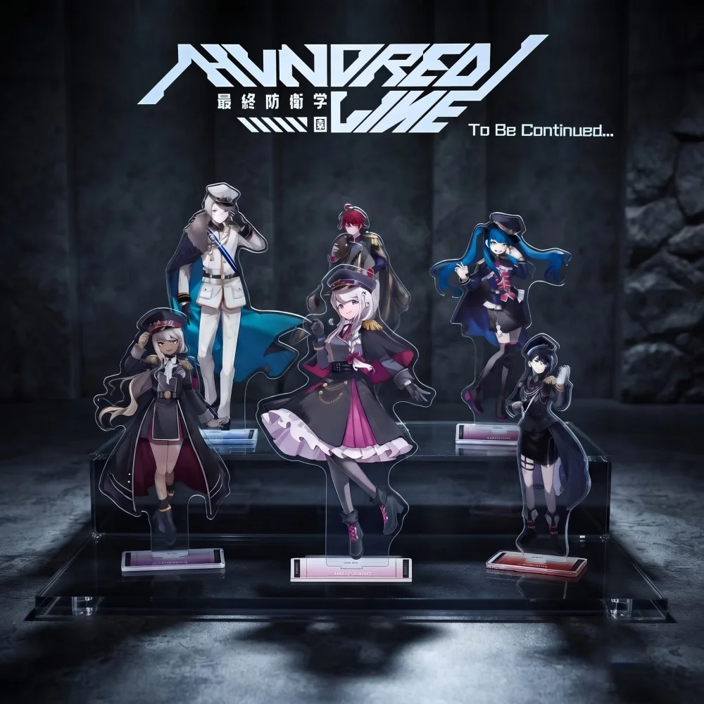 Hundred Line Defense Acrylic Stand Keychain 2026 Takumi Hiruko Darumi Eito Tsubasa Military Uniform Desktop Decor Custom Figure
