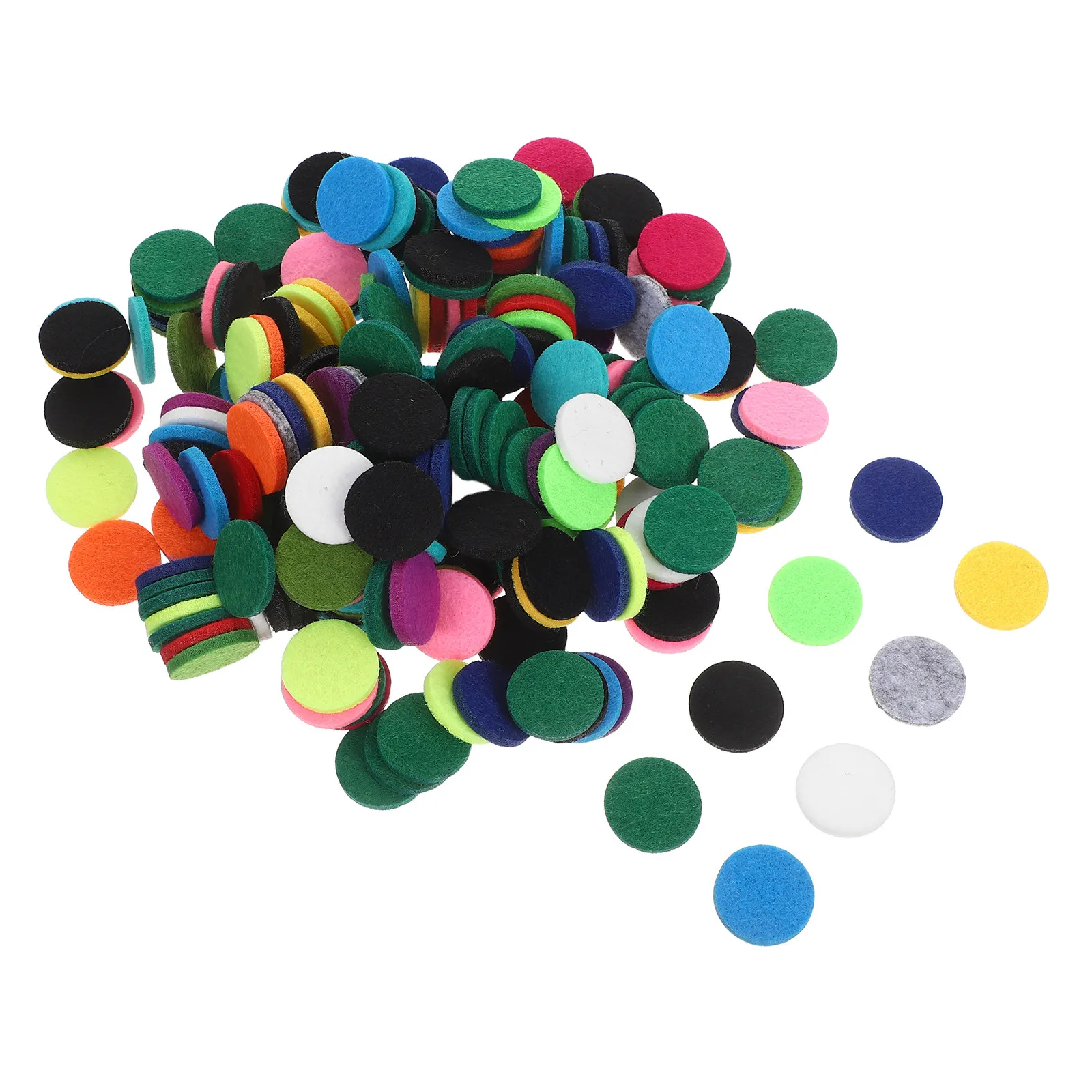

200Pcs Round Aroma Pads Nonwoven Fabric Diffuser Refills for Essential Oils DIY in Car Office Or Home Space