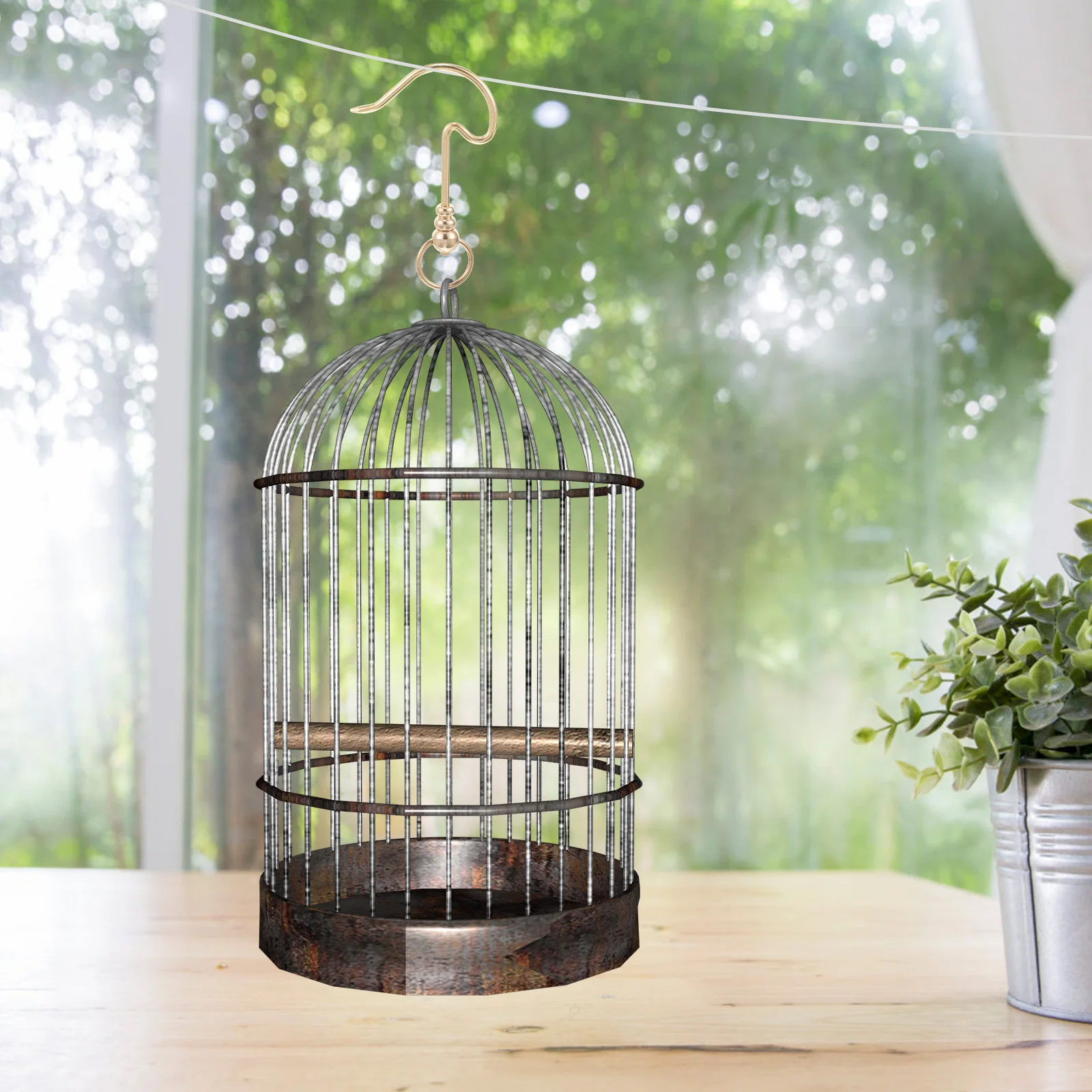 

Brass Hook Hanging Hanger Durable Portable Metal Hooks for Bird Cricket Cage Hanger Small Cage Hanging Hook Hooks