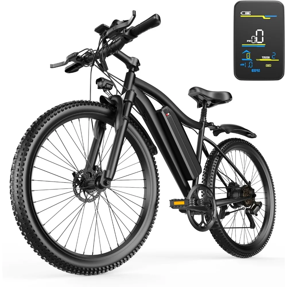 

Электровелосипед 26 дюймов для взрослых, двигатель 1200 Вт (пиковая мощность), запас хода 105 км, скорость 40 км/ч, 7 скоростей, IPX7, настраиваемый