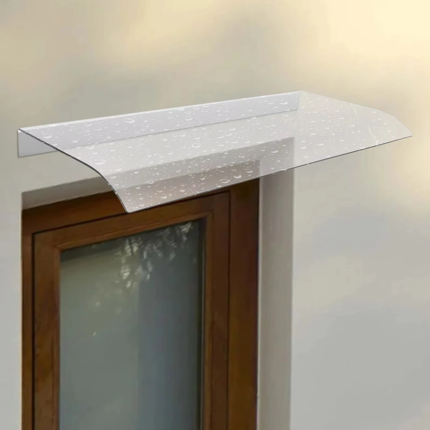 wning Canopy UV Rain Snow Protection  Front Door Porch Patio Roof Rain Shelter Awning Polycarbonate Sheet  Brackets Canopi