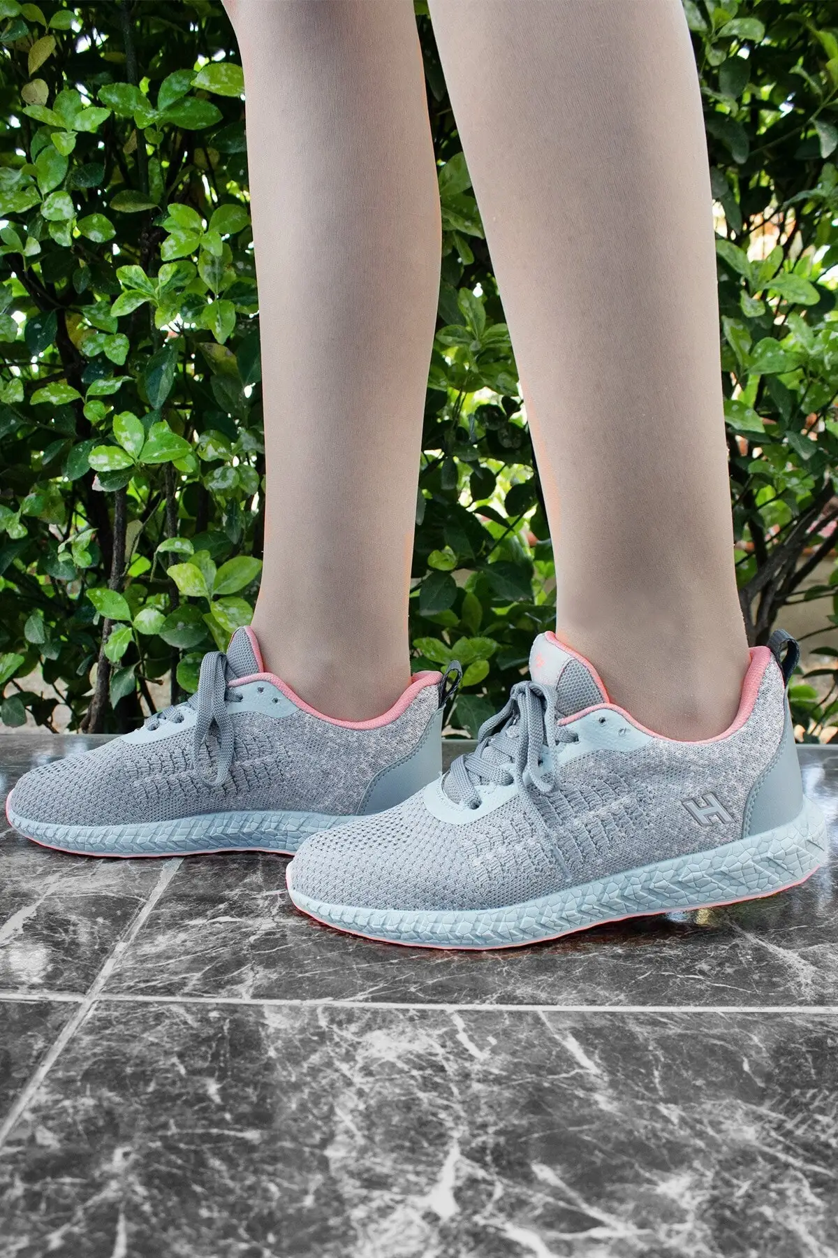 Women's Gray Walking Shoes sport Comfortable Cool Stylish Light 2021 Summer Pink Light lace-up fashion young trend breathable