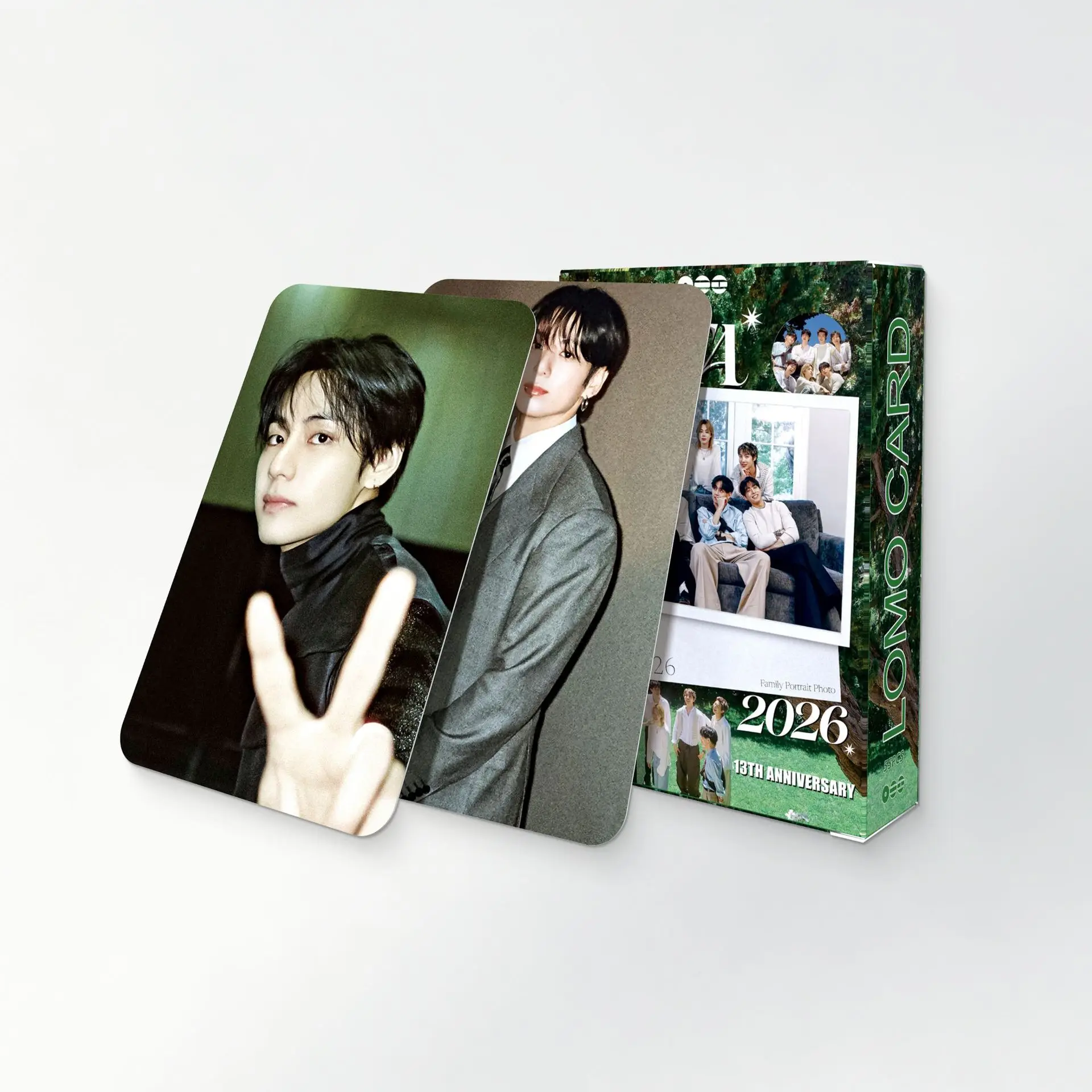 55Pcs BTS FESTA 13th Anniversary Lomo Cards Kpop HD Photo Cards Boxed Photocard Collection Fans Gift