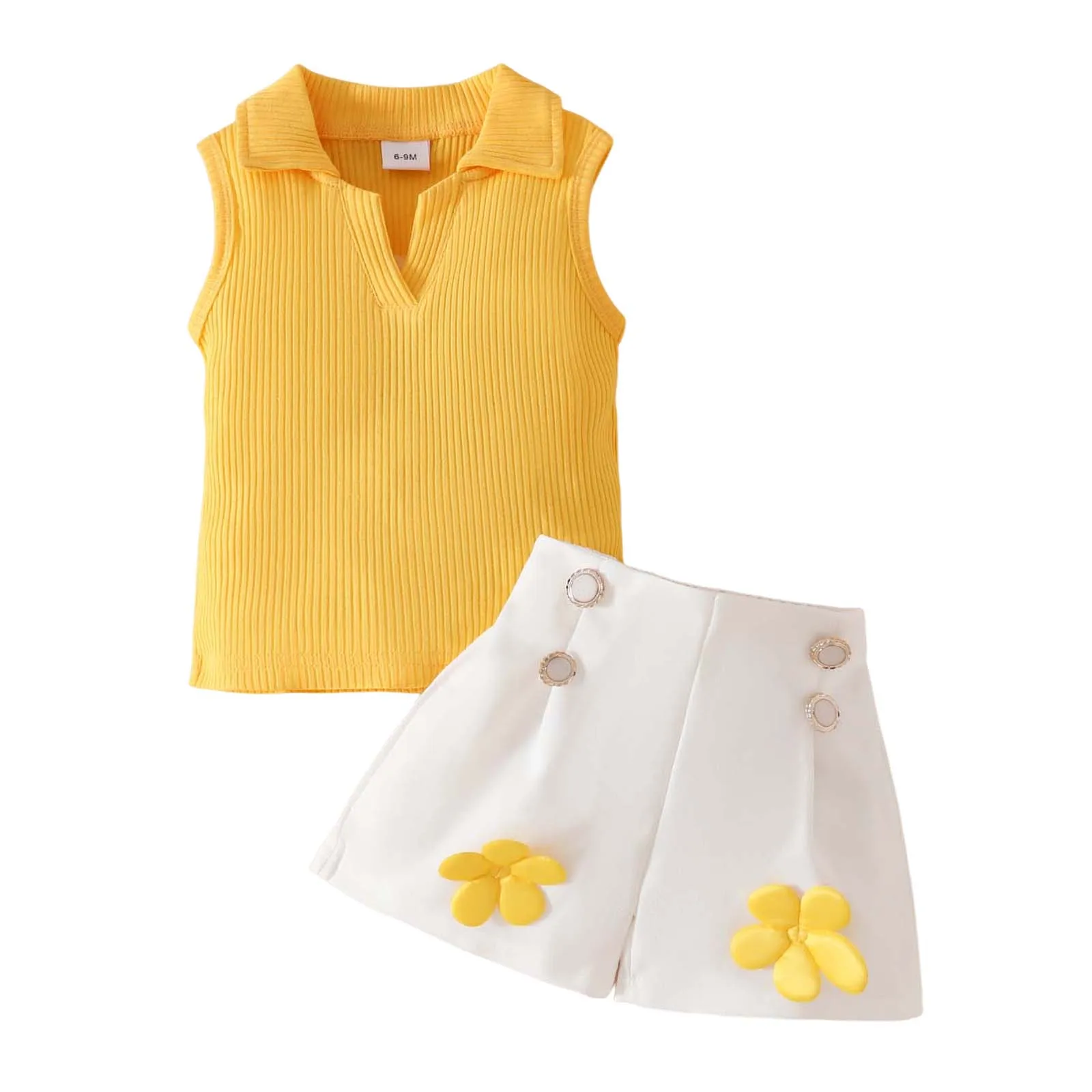 

Наряды для подростков, летний удобный и модный комплект для девочек с милыми цветочными украшениями, милые спортивные штаны, наряд