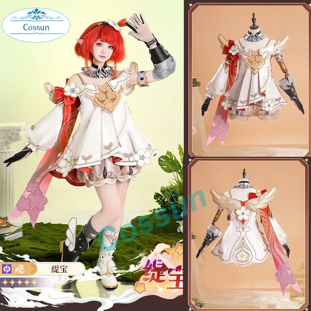 

Honkai Star Rail Tribbie Trianne Trinnon Cosplay Costume Full Set Wig Dress Wings Headwear Accessories for Women Girls Props