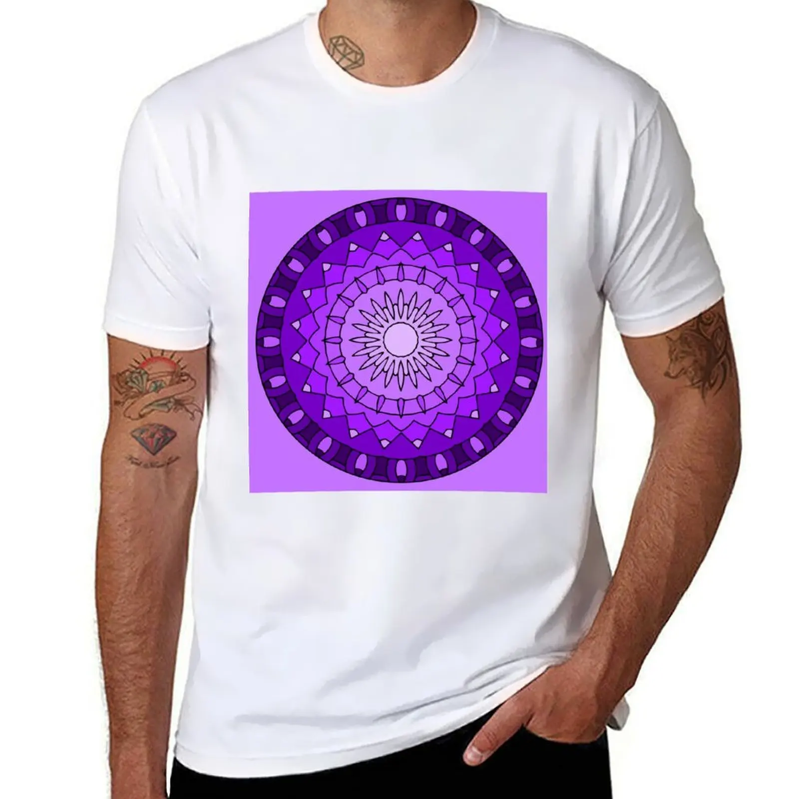

graphic shirts 75 cotton shirts T-Shirt (Style:10) t t man Circle funny Mandalas