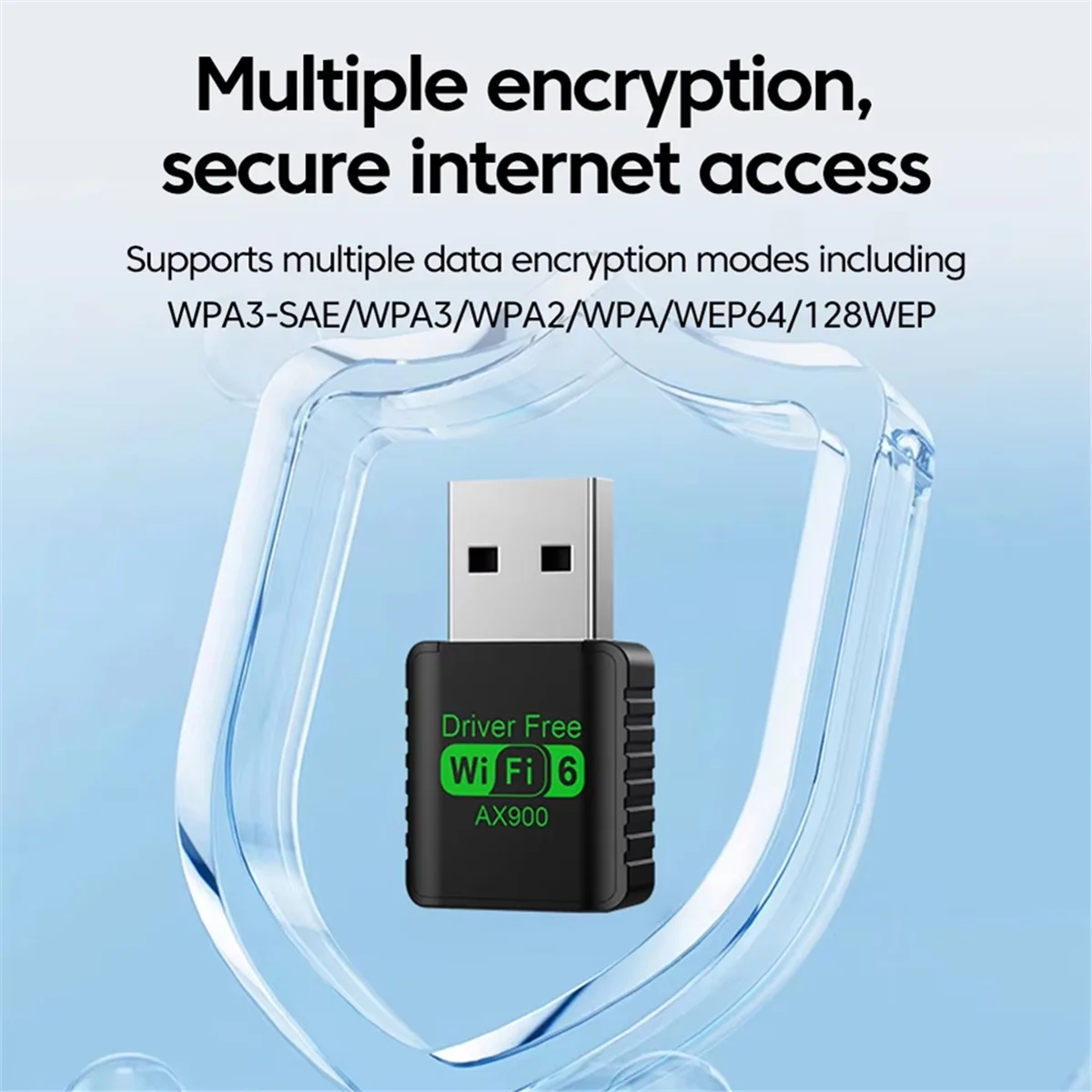 ABAC-Wifi 6 AX900 Bluetooth 5,4 Wi-Fi USB-адаптер Беспроводная сетевая карта 2,4G и 5 ГГц Wlan-приемник Приемник сигнала