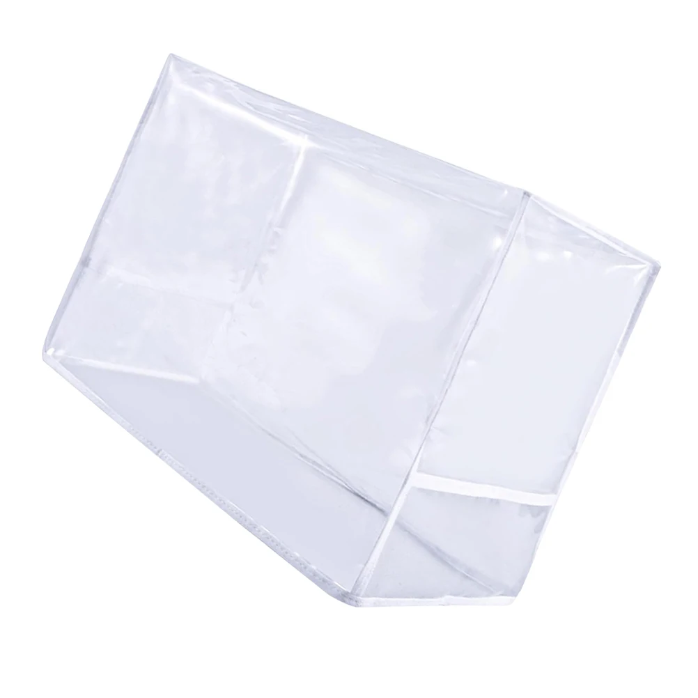 

Clear Sewing Machine Dust Cover with Storage Pockets Universal Protective Travel Case for Most Standard Machines