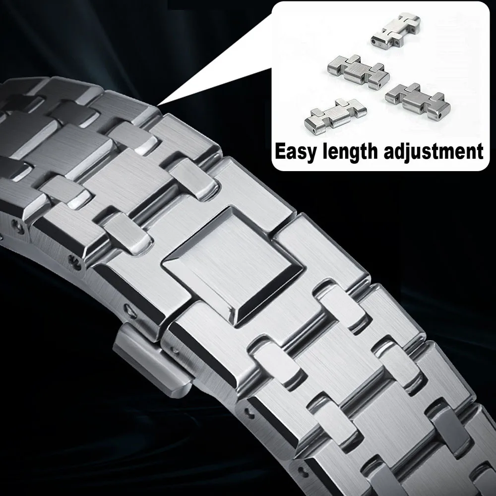 Metal Bezel Strap Mod Kit For Casioak Gen 5 GM2100 Modification Stainless Steel Full Metal Case Band With Tools