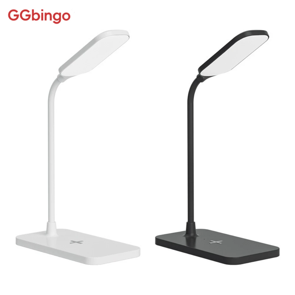 GGbingo LED Desk Lamp Office Lighting Study Table Lamp Touch Dimmable Eye-Protecting USB Light Reading Bedside Night Light