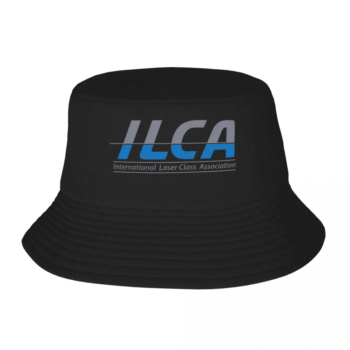 ILCA- International Laser Sailing Association-logo Bucket Hat Summer Basin Cap Hip Hop Fishing Fisherman Hat Retro Pattern