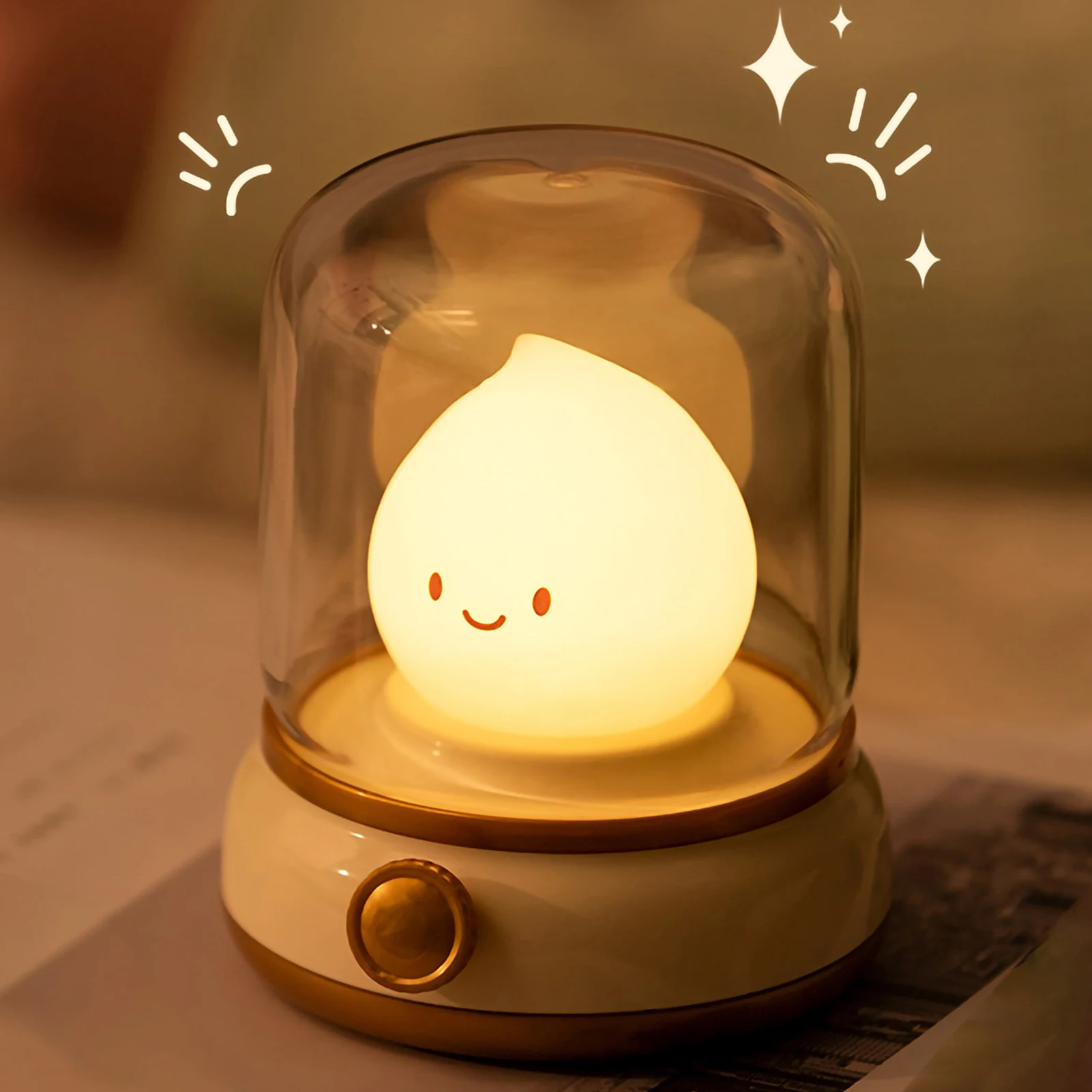 

Retro Kerosene Nightlight Bedroom Charging Mini Cute Eye Protection Lamp Dormitory Desktop LED Lamp For Sleeping Home Decor