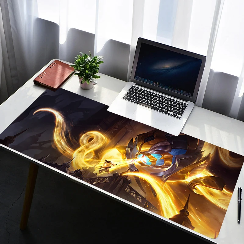 

Mouse Pad Laptop Non Slip Extended Desktop Mouse Mat Anime Keyboard Pad Gaming Accessories L-league of Legends VelKoz Mousepad