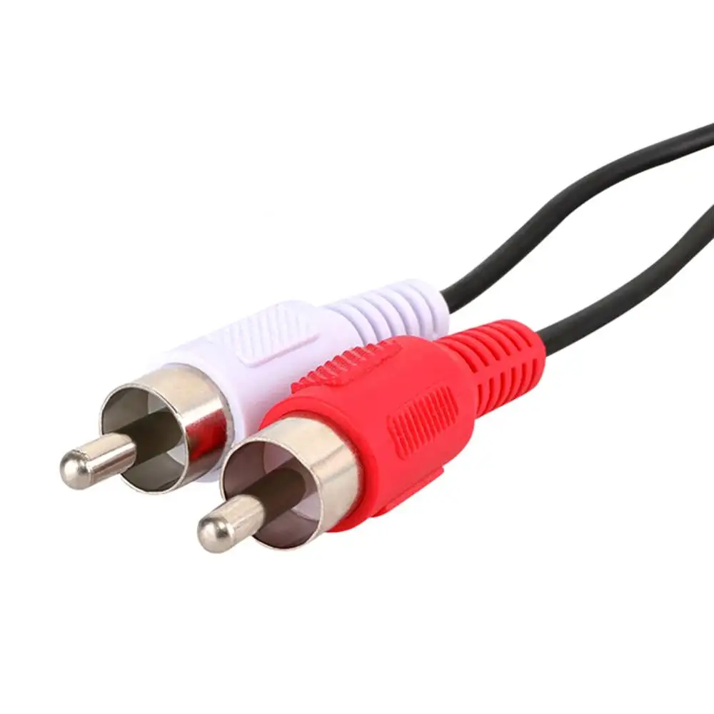 محمول USB ذكر إلى 2X RCA فونو ذكر AV كابل الرصاص الكمبيوتر التلفزيون Aux الصوت والفيديو محول USB إلى 2RCA كابل الفيديو دروبشيبينغ
