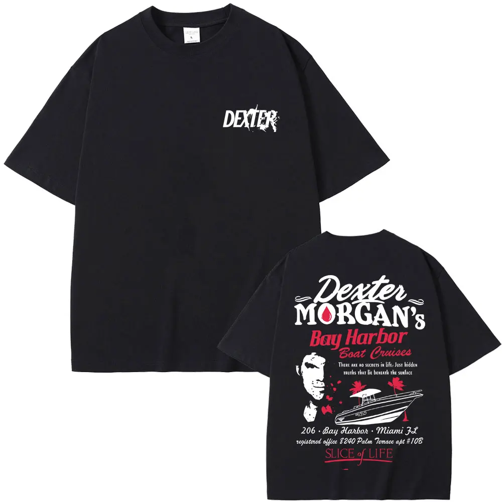 

TV Play Dexter Morgan Graphic T Shirts Summer Men Women Cozy Cotton Vintage Short Sleeve T Shirt Male Casual Oversized T-shirts