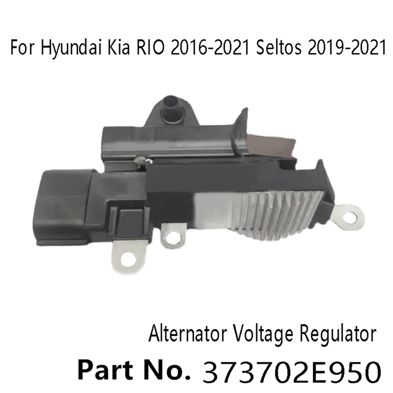 

Car Alternator Voltage Regulator Brush&Regulator Assy For Hyundai Kia RIO 2016-2021 Seltos 2019-2021 373702E950 Parts
