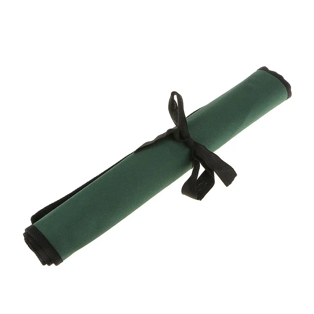 10 Hardware Tool Screwdriver Spanner Roll Up Storage Case Pouch Bag