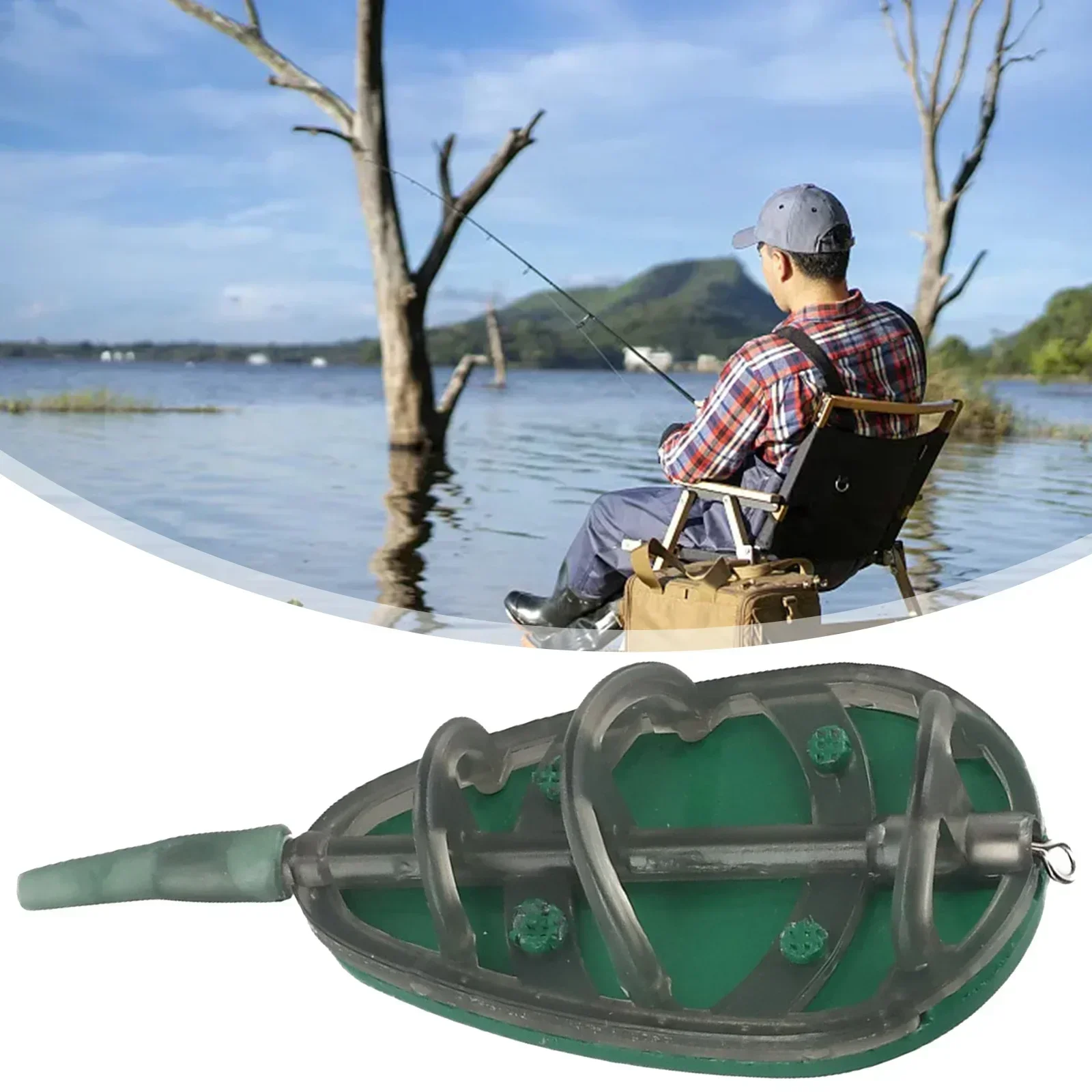 1pc Bait Holder Bait Holder Tool Set Series Carp Fishing Feeder Carp Baiting Tool Quick Release Molds Fishing Tools