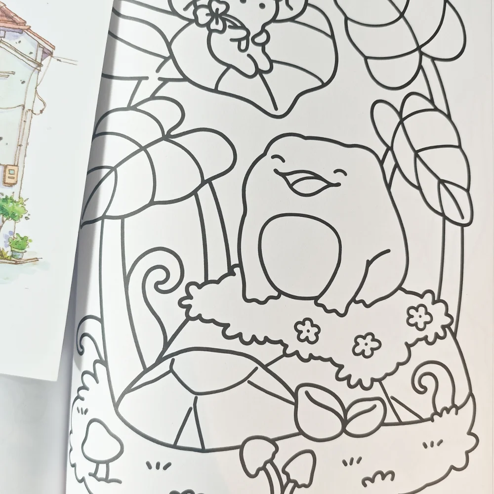 Coloring Book for Relax & Relaxation - Scale Pages With   Elf Angel Girl Characters, Thickened Non-Transparent Paper, High-Qual
