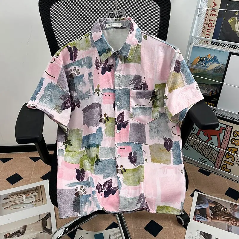 Summer New American Retro Loose Lazy Butterfly Design Short-sleeved Shirt Top Women's Trend