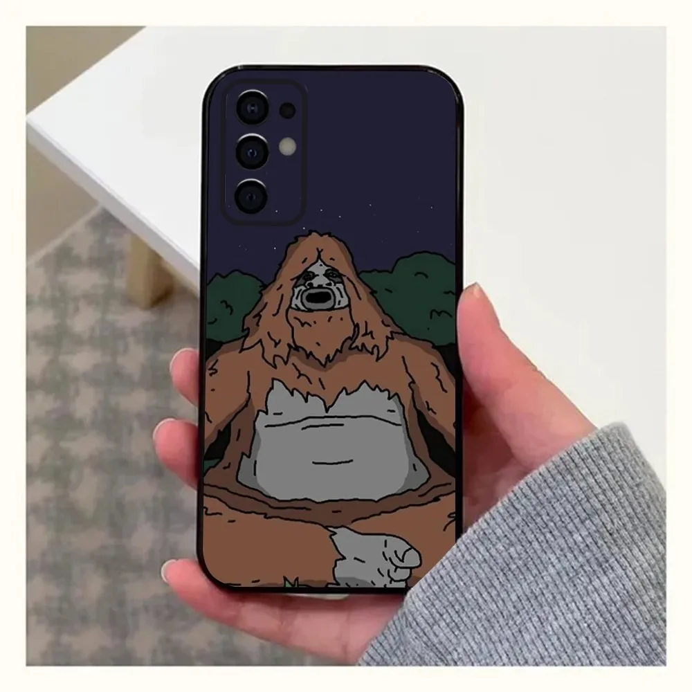 Sassy The S-Sasquatch Phone Case For Samsung S24,S21,S22,S23,S30,Ultra,S20,Plus,Fe,Lite,Note,10,9,5G Black Soft Cover