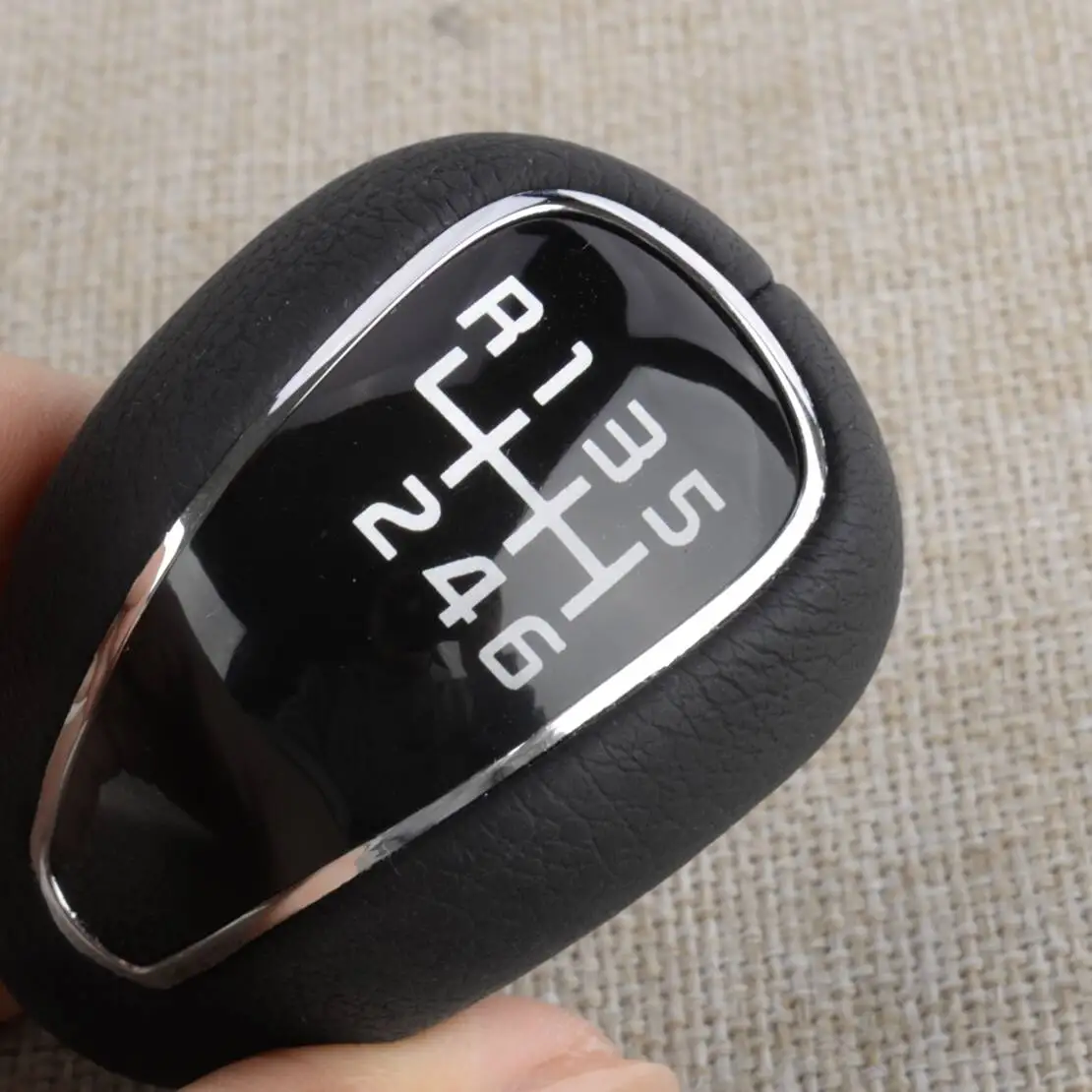 Leather Manual 6 Speed Gear Shift Knob Shifter Handle Select Lever Head Fit For Hyundai Creta IX25 Kia Forte Cerato K3 Ceed