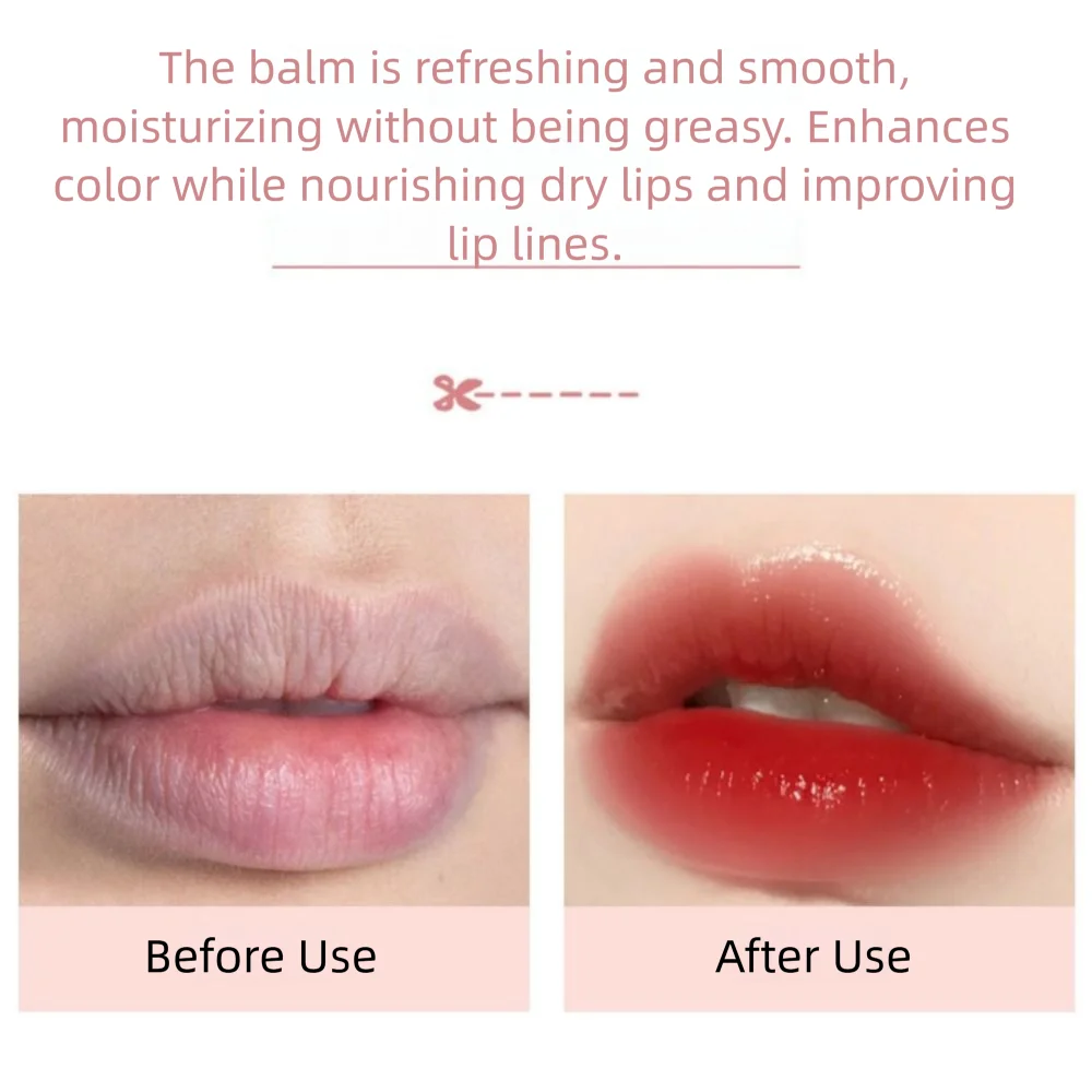 Colored Moisturizing Color Changing Lipstick Anti Drying Multifunctional Lip Care Cream Solid Color Remove Dead Skin Lip Gloss