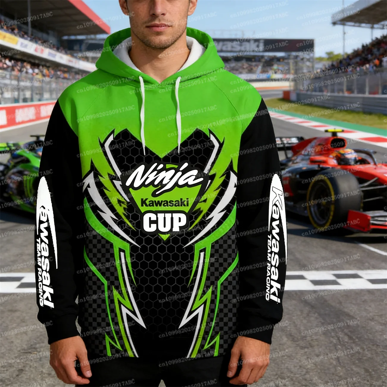 

(Kawasaki) Мужская толстовка Kawasaki с капюшоном Женская толстовка с капюшоном Мужская толстовка с капюшоном Одежда Спортивная одежда Гоночная уличная мотоциклетная форма