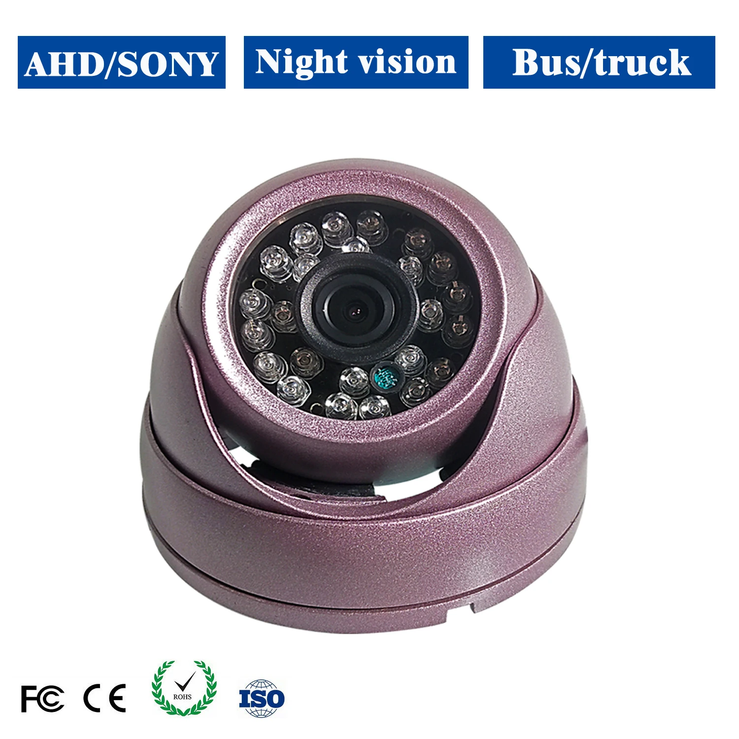 Accomodator The New Hot-selling Indoor 1080p HD Mini Semicircle Car Camera Special Truck School Buses and Other Vehicles